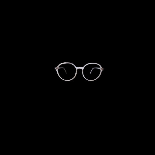 Armazón ALTERNA de ACETATO Redondo TRANSPARENTE + Cristales Ópticos CR39 Monofocales para LEJOS/CERCA con AR y UV.